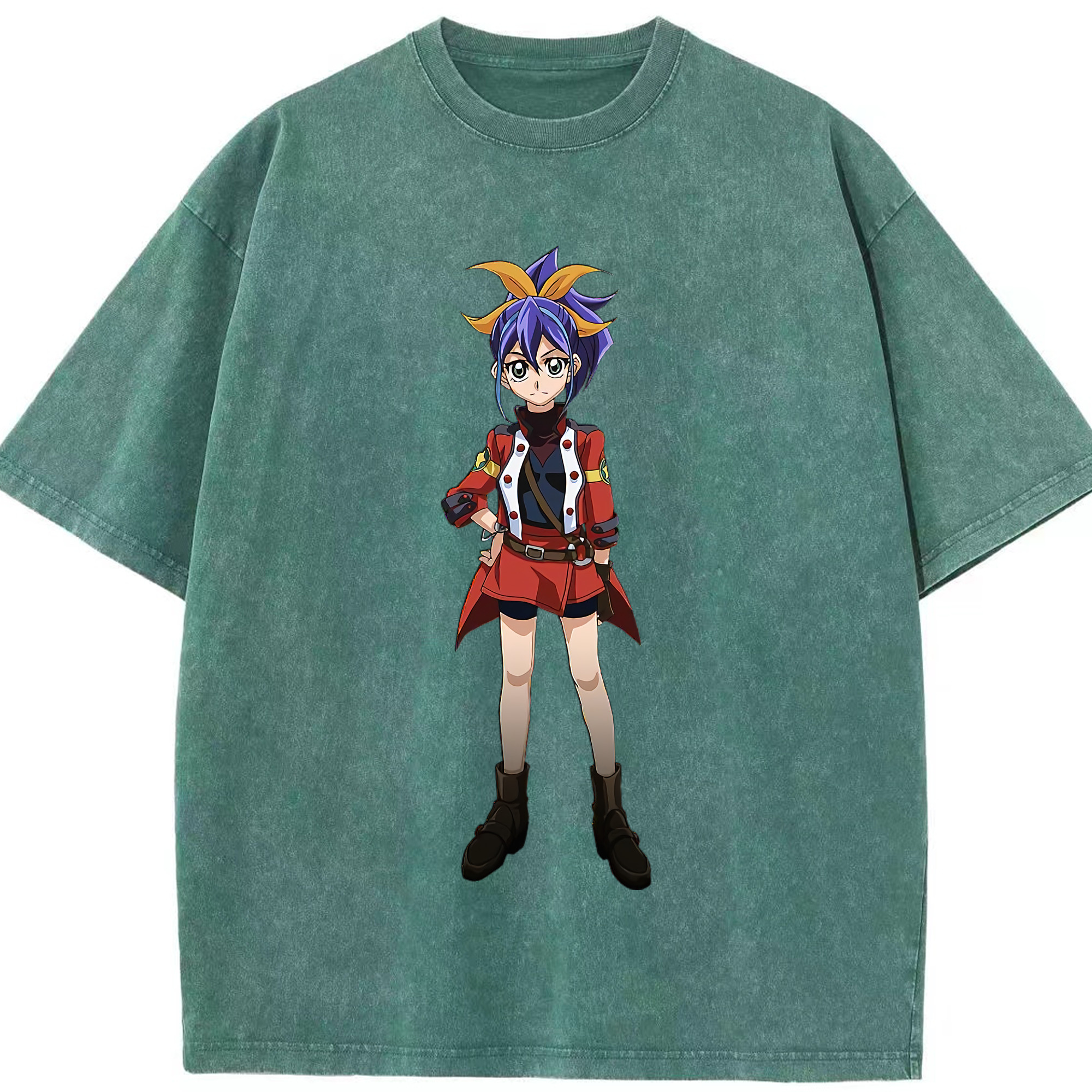 （画像用） 遊☆戯☆王 Yu-Gi-Oh! 綿100% ヴィンテージ風 半袖Tシャツ（フロントプリント）